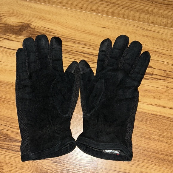 Excellent pair of men’s Thinsulate gloves, black size medium - Picture 6 of 7